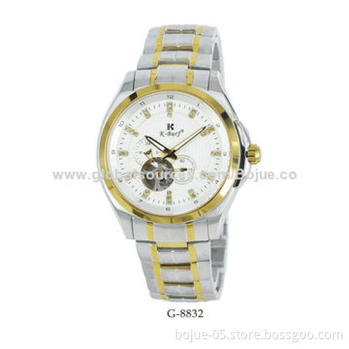 Stainless steel luxury watch for men